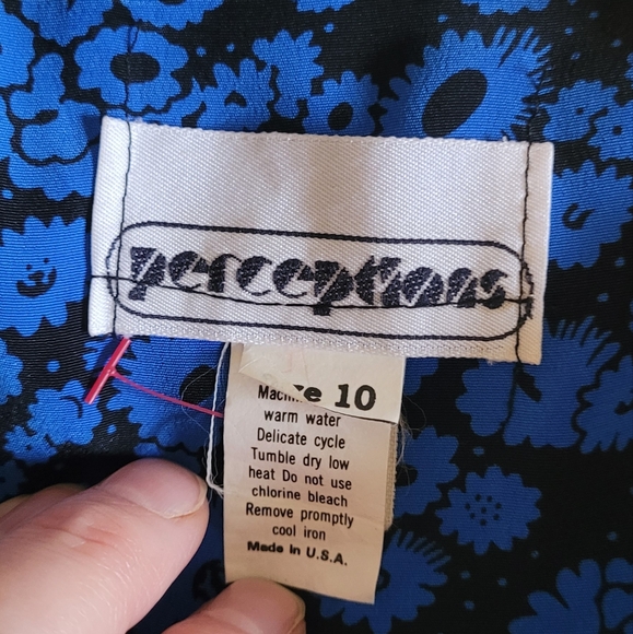 Vibrant 80's vintage dress - Picture 5 of 12